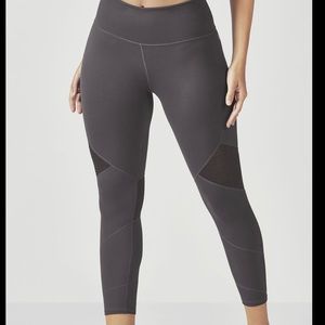 Fabletics High Waisted Mesh PowerHold 7/8 Leggings